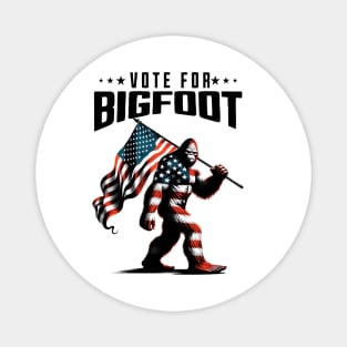 Vote For Bigfoot 2024 Magnet